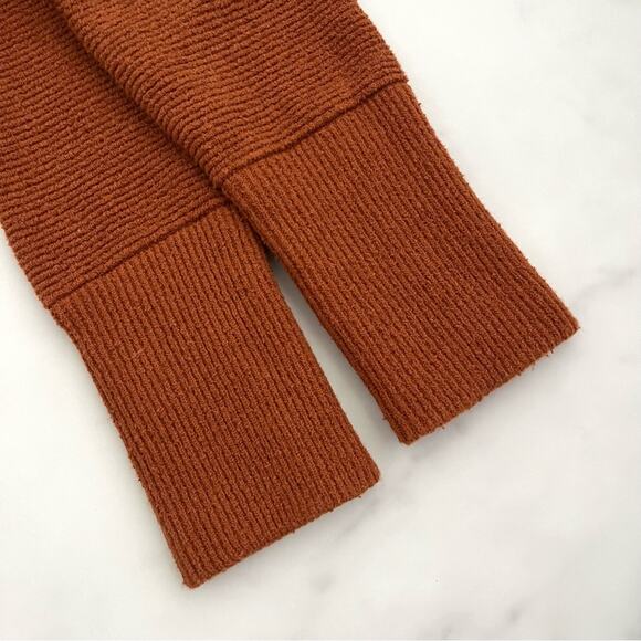 Free People Ottoman Slouchy Tunic in Siena Sz XS oversized knit pullover tan Y2K - Picture 6 of 9